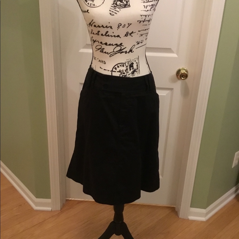GAP black pencil skirt XL